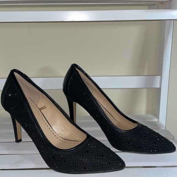 Black rhinestone heels - Picture 2 of 13
